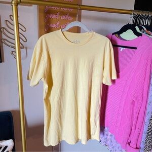Fresh Clean Tees Yellow Crewneck